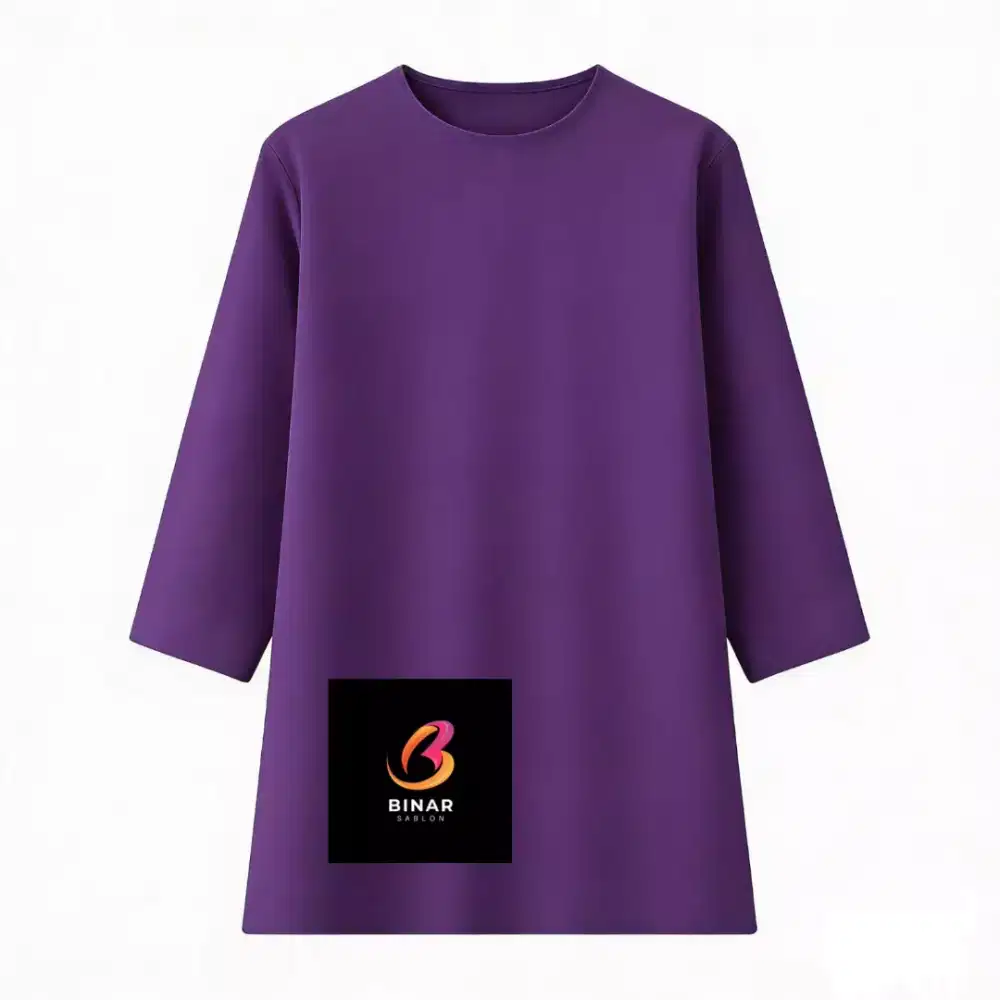 Kaos Tunik Hijab Gratis Sablon