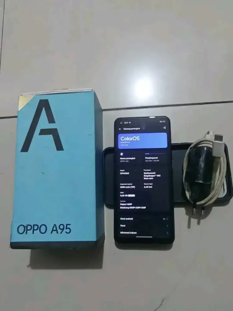 oppo a95
Ram 8+8 internal 128
Fullsett