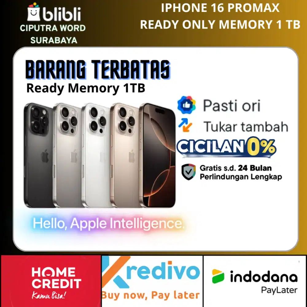 Iphone 16 Promax Edisi Terbatas Barang Limit Sekali