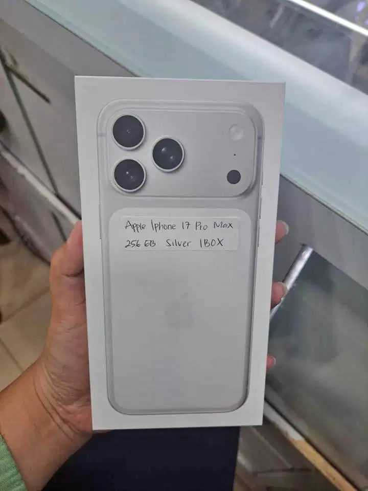 IPhone 17 Pro Max 256GB Silver New Belum Aktif Garansi IBOX