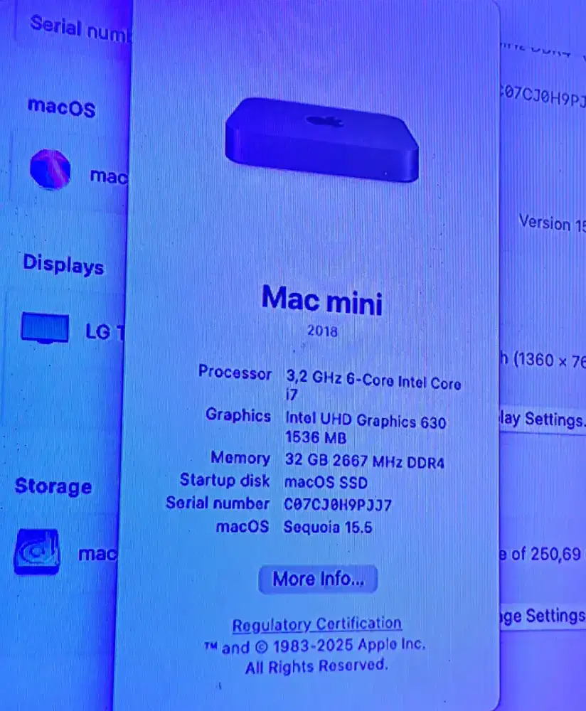 Macmini 2018 i7