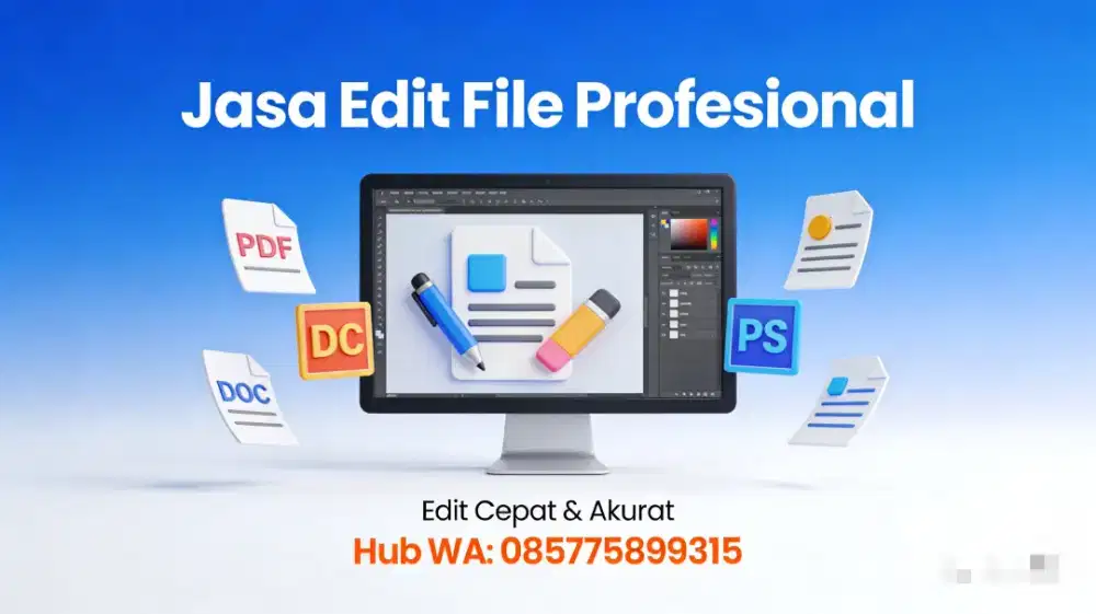 Jasa edit file semua document termasuk pdf, jpg dll.