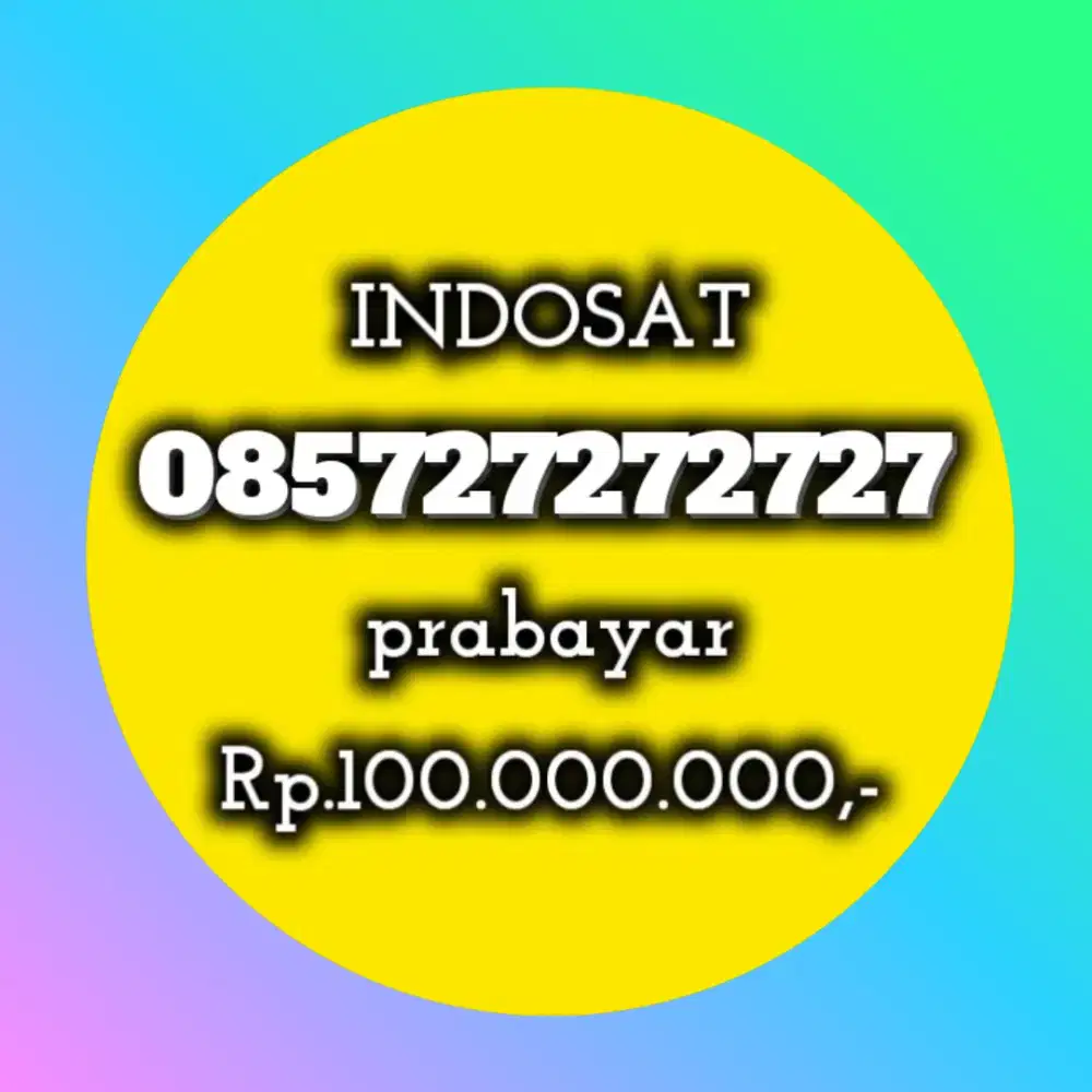 NOMOR CANTIK INDOSAT PRABAYAR