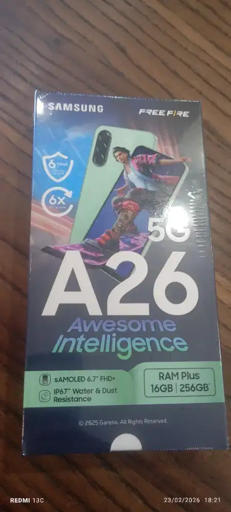 Samaung A26 5G bergaransi panjang