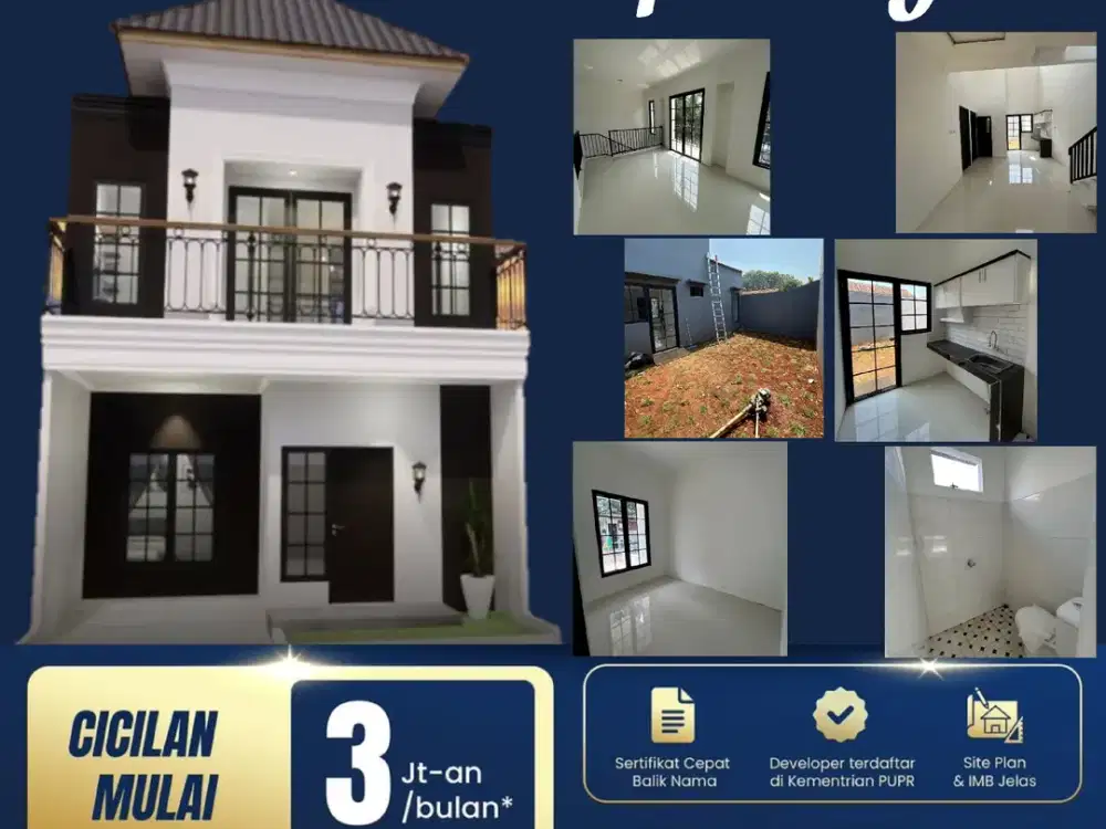 RUMAH 2 LANTAI HARGA TERJANGKAU