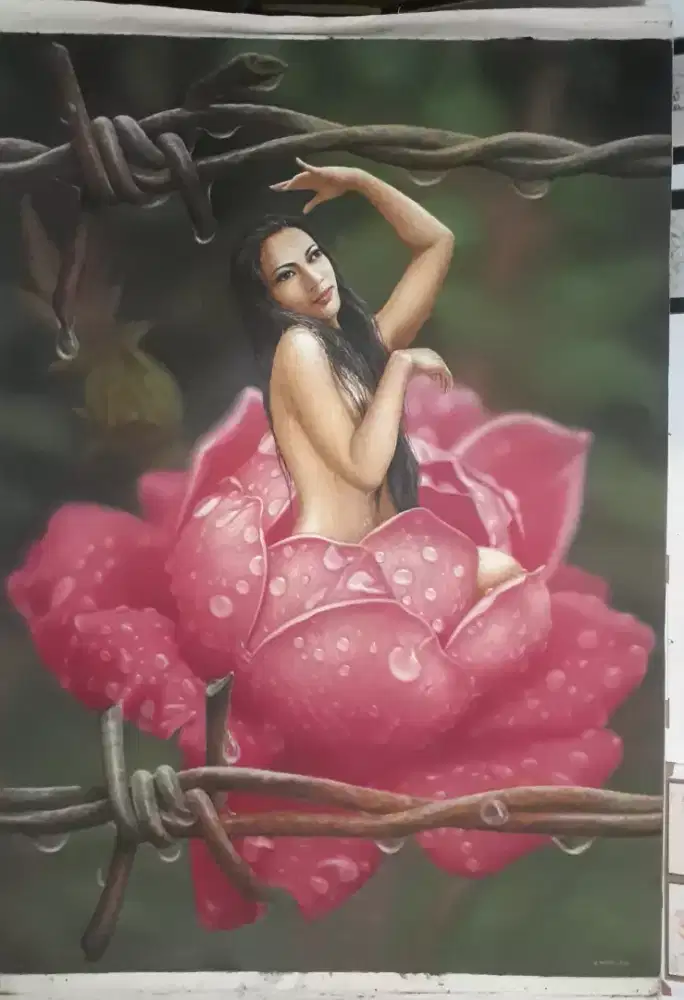 Lukisan Cat Minyak diatas Canvas