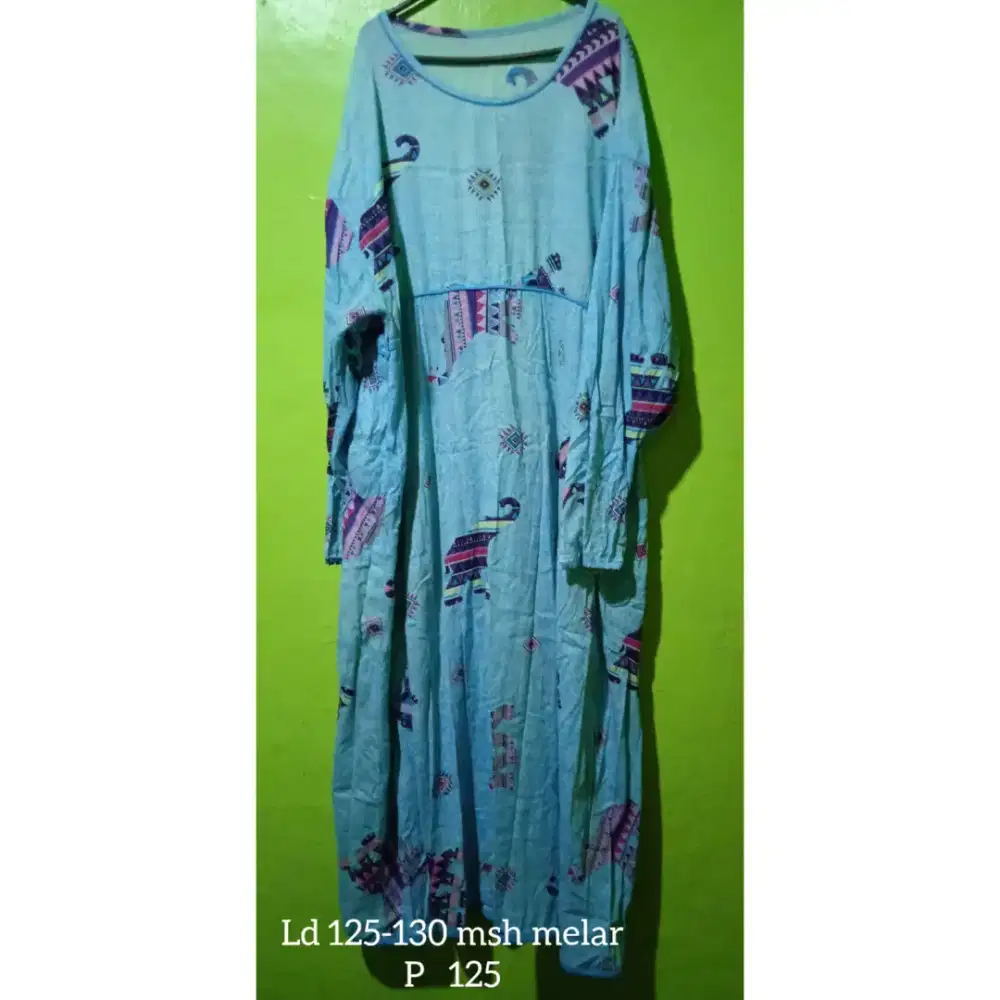 Gamis size besar jumbo ada minus