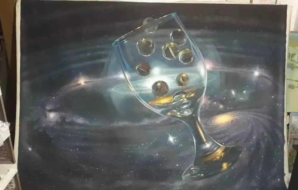 Lukisan Cat Minyak diatas Canvas