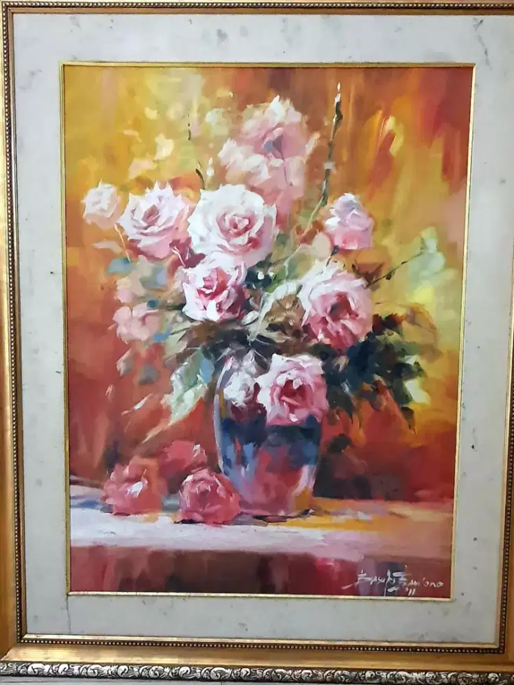 Lukisan Canvas jadul