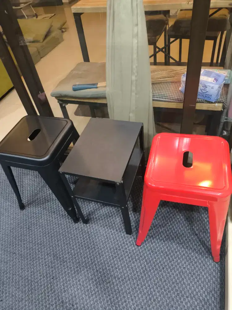 KURSI BESI INFORAM + MEJA IKEA ORIGINAL PRELOVED