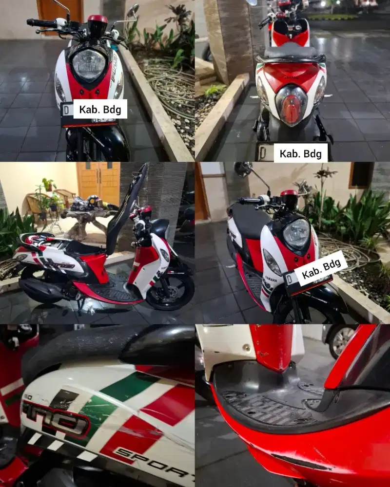 Dijual Motor Yamaha Fino Tahun 2014 pajak isi