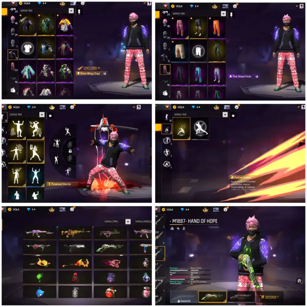 Ready Jual Akun ff murah aman dan terpercaya