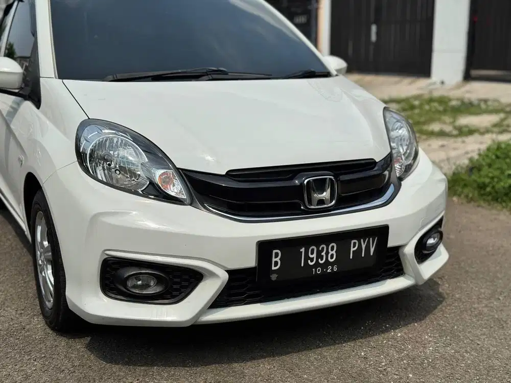HONDA BRIO E CVT 2016 PUTIH FACELIFT ISTIMEWA LOW KM