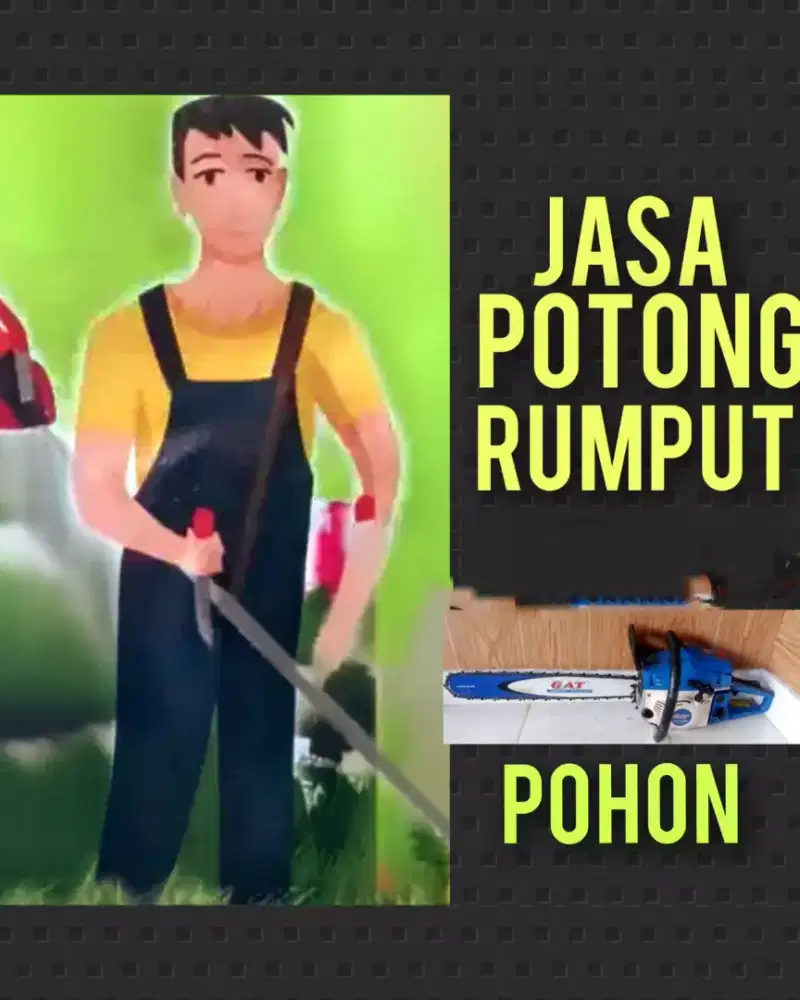 Jasa potong rumput