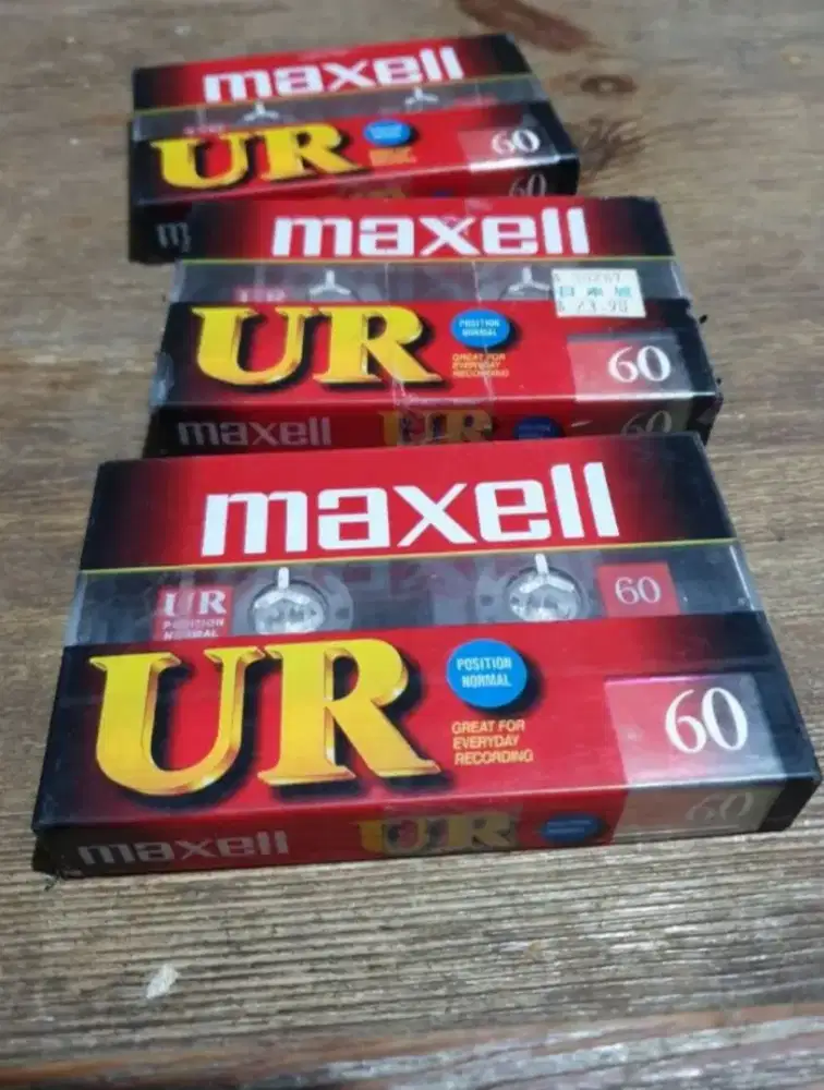 Maxell Blank tape Hitachi Japan 60,3pcs take all