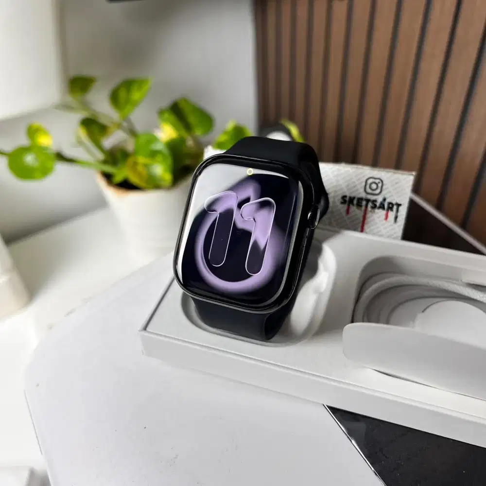 Apple Watch Series 11 46mm Jet Black iwatch Battery Health 100%