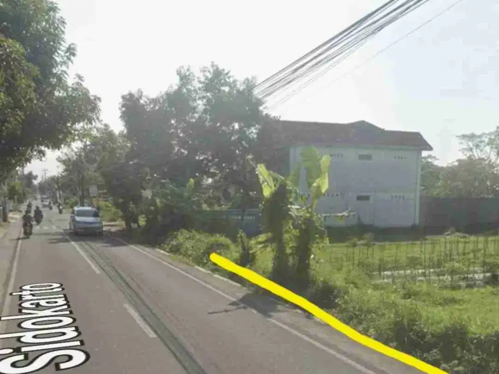Dijual Tanah Tepi Jalan Aspal Utama Dekat Polda Baru Godean Sleman