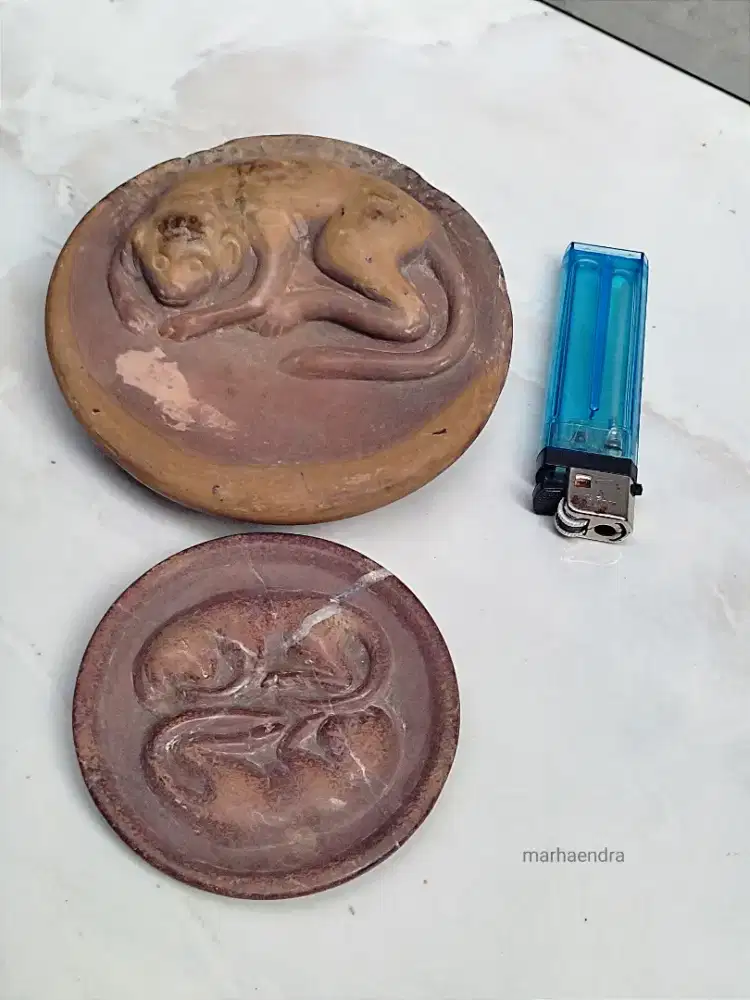 Batu ukir kuno vintage jadul