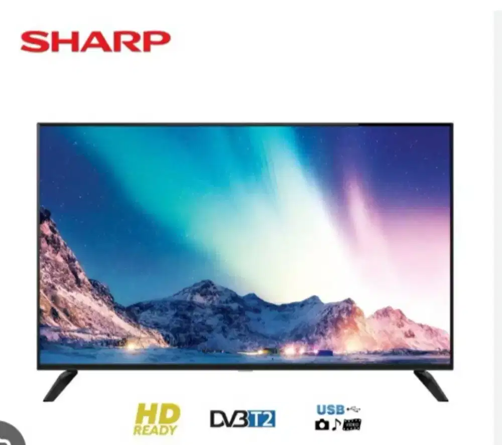Di Jual TV SHARP AQUOS 32'inch Slim Flat, Baru masih segel.