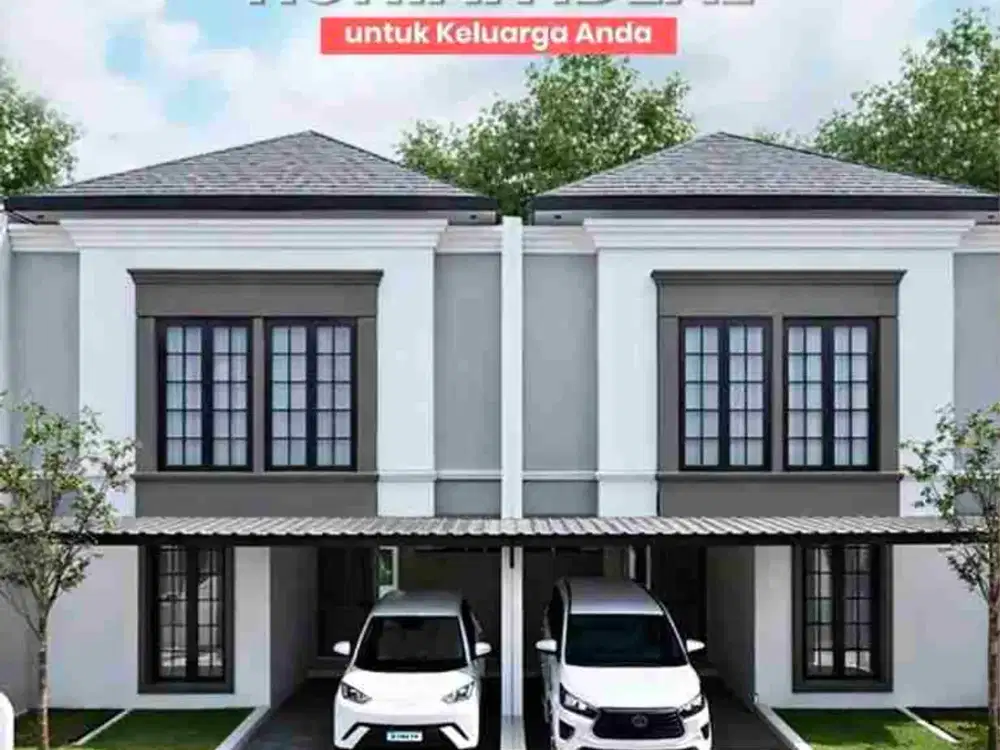 RUMAH CANTIK MINIMALIS 2 LANTAI MODERN DALAM PERUMAHAN STRATEGIS DI PINGGIR JALAN UTAMA MAJENANG