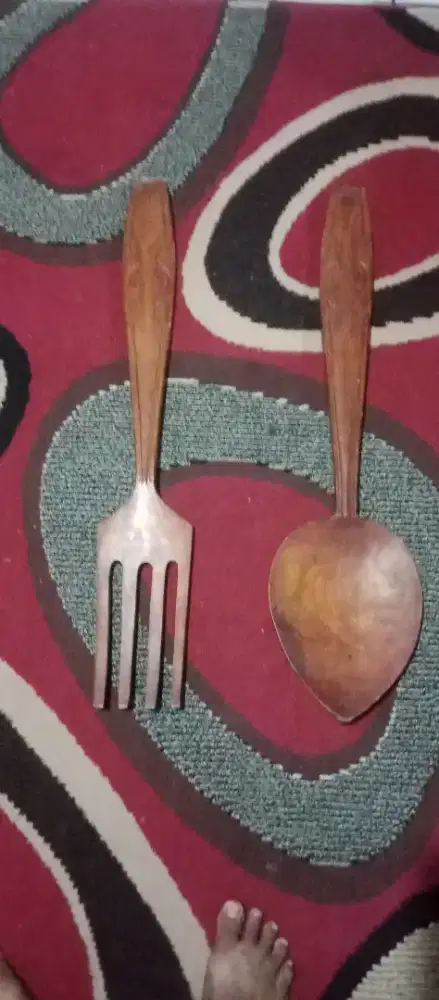 Pajangan sendok garpu Besar