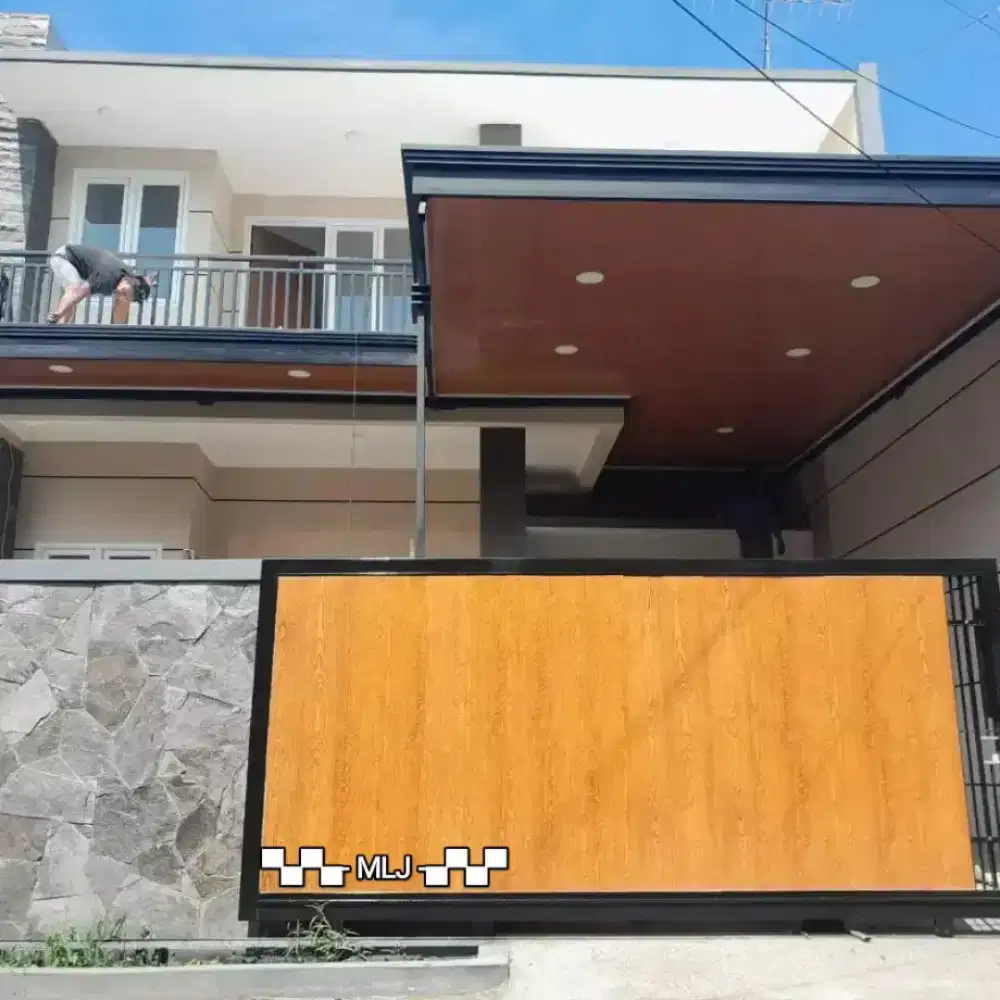 Kanopi Canopy, Tralis Pintu, Railing, Tangga, Pagar Cutting, Atap Baja