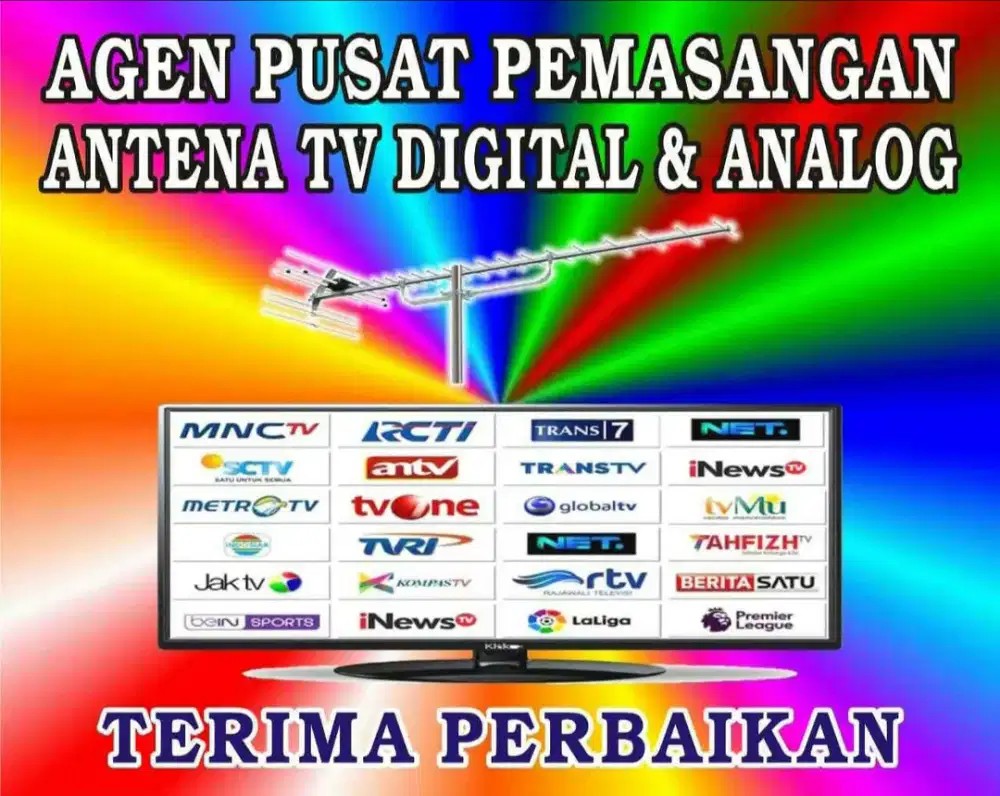 Terima Jasa Pasang Baru Service Sinyal Antena TV Siaran Digital