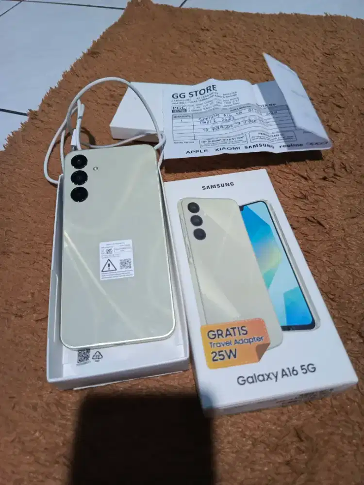 Samsung a16 5G ram 8/256 gb second minus retak segaris