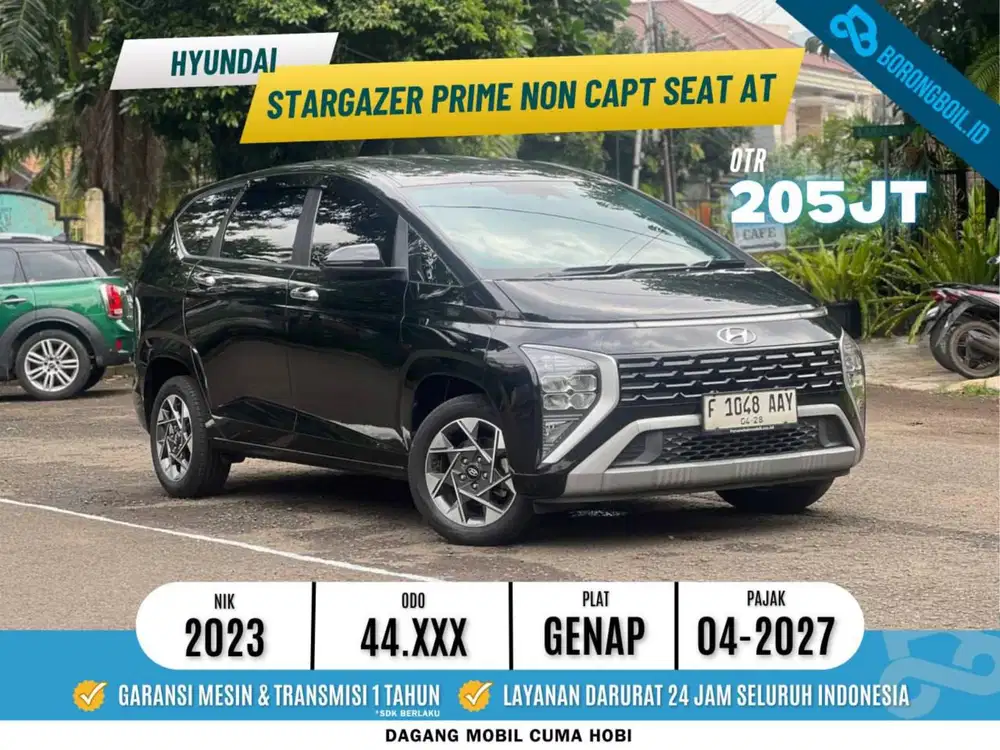 Stargazer Prime Non Capt Seat AT 2023 Hitam