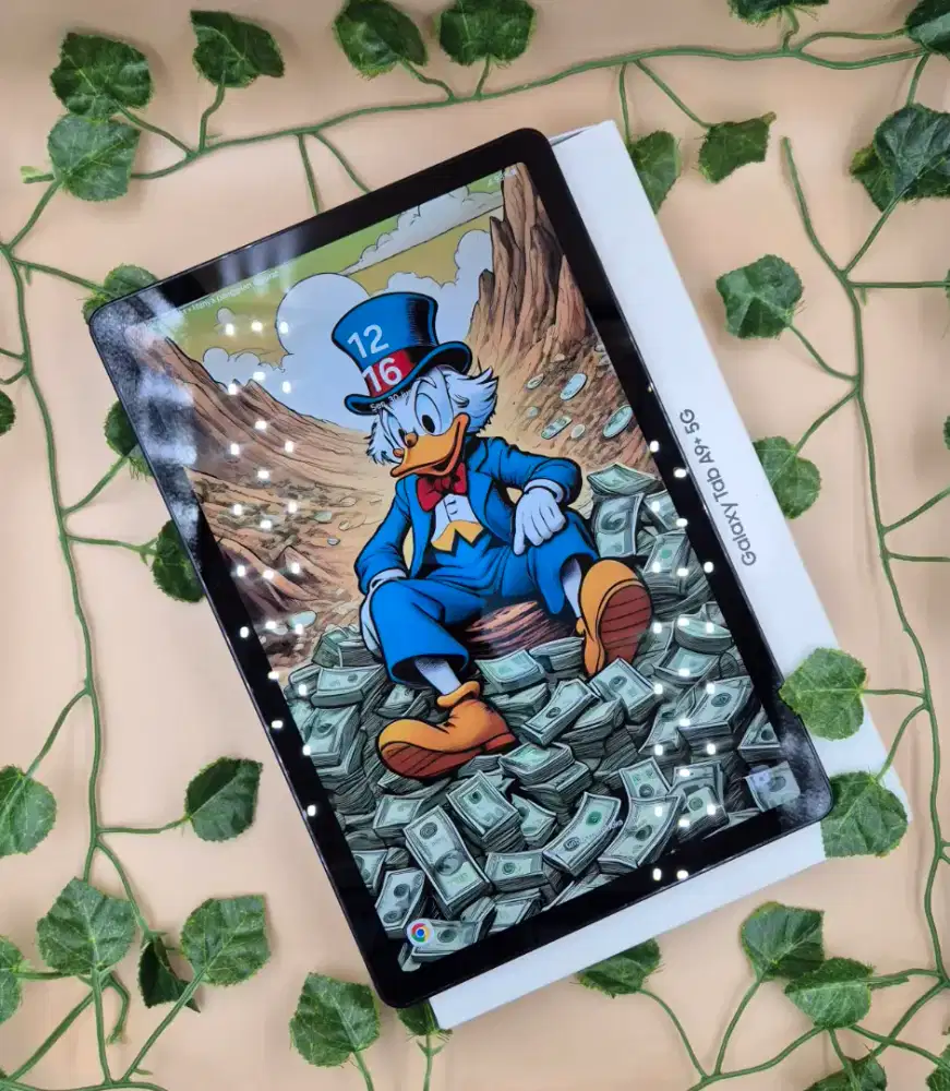 Galaxy Tab A9+ 5G 128Gb Berkartu Mulus Bagus