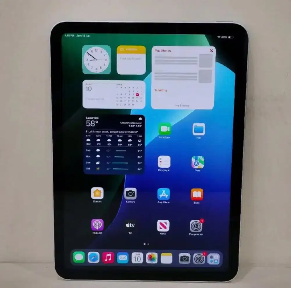 iPad Generasi 10 Silver 64GB Wifi Only iBox