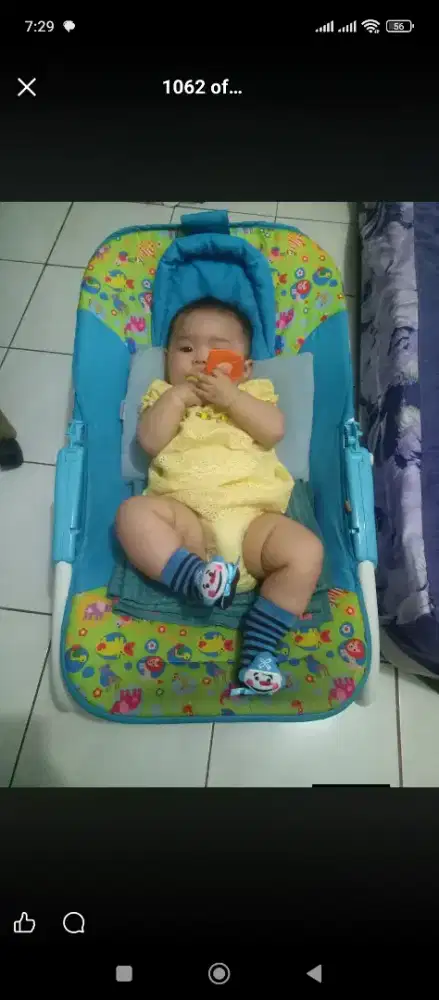 Bouncer baby /tempat tidur(rebahan)