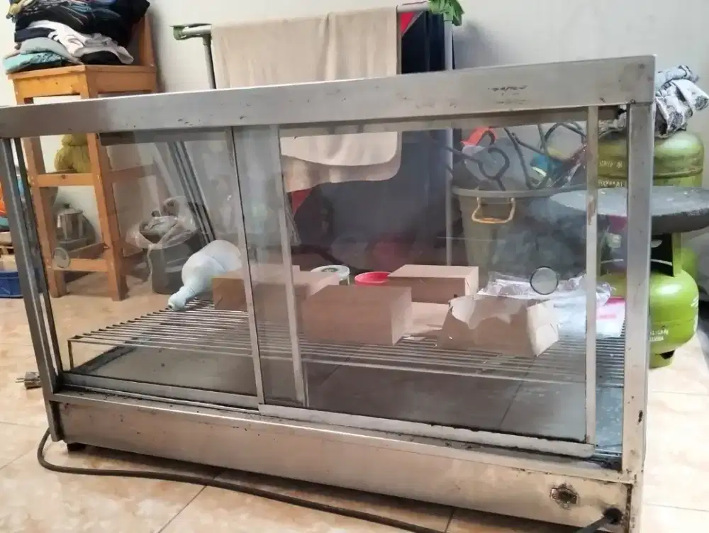 Jual bekas etalase ayam fried chicken