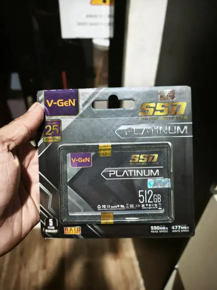 SSD VGEN  (2 unit)  VLATINUM 512 GB