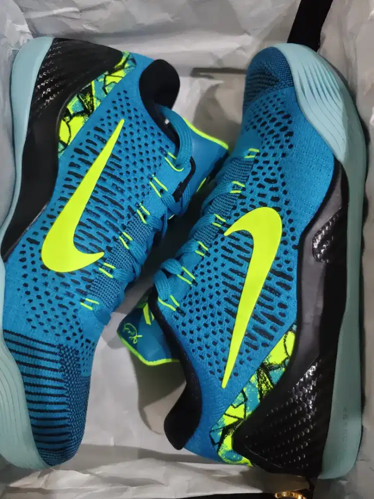 For Sale Nike Kobe IX Elite Low Protro Blue Volt size 42.5