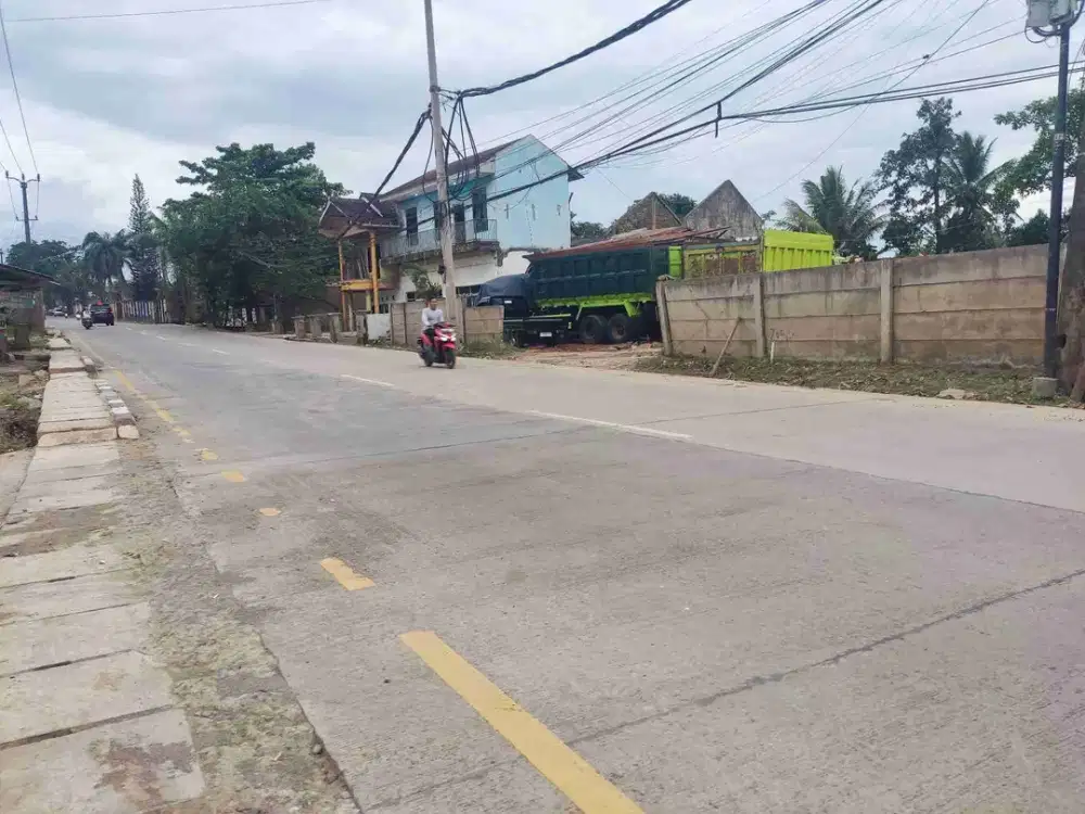 JUAL TANAH 1297 m² STRATEGIS PINGGIR JALAN RAYA SIDAMANIK – PARUNG PANJANG