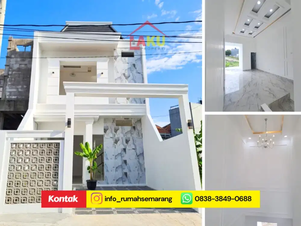 RUMAH MEWAH READY PALING MURAH 2LANTAI PLUS KOLAM RENANG TEMBALANG
