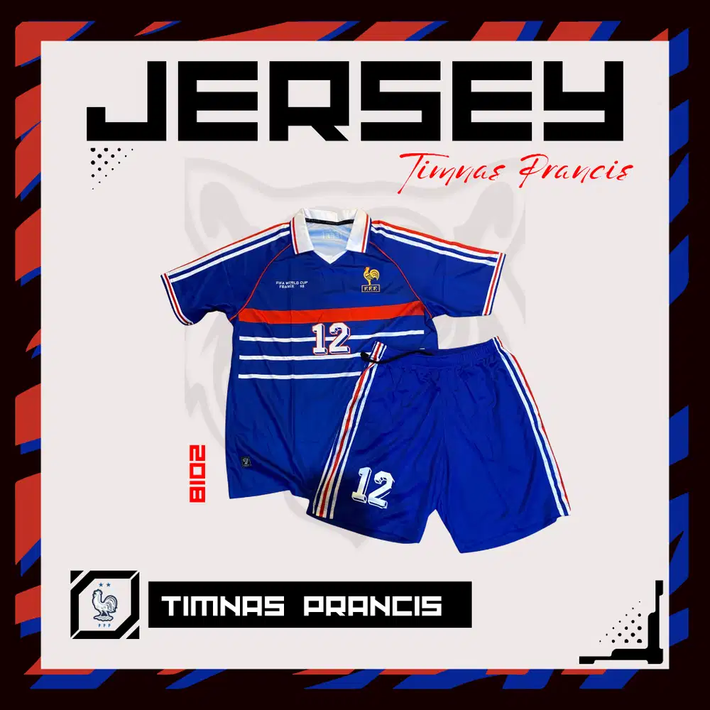 Jersey Timnas Prancis 2018