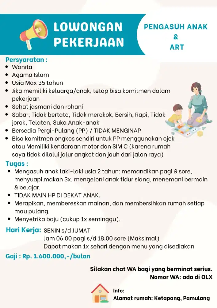 Pengasuh anak dan ART