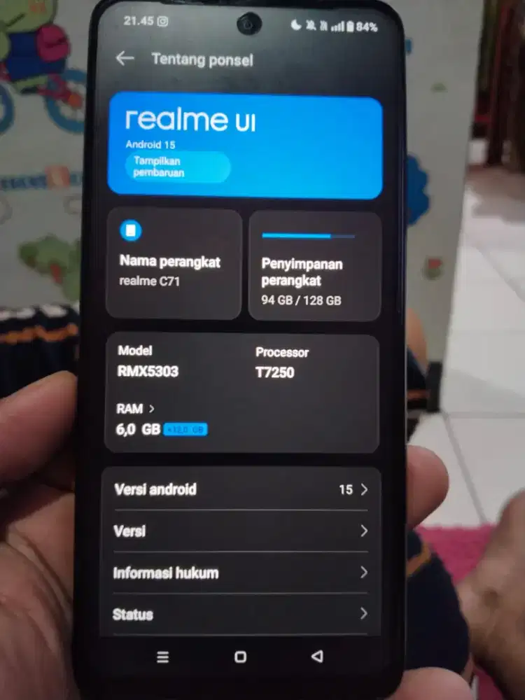 Realme c71 fullset