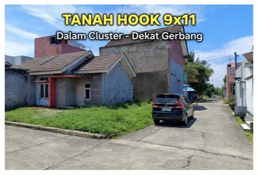 Tanah Hook 9x11 Dalam Cluster Grand Residence City – Siap Bangun