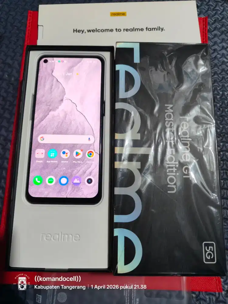 Realmi gt master edition ram8/256gb