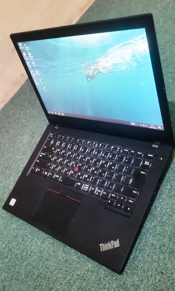 Tinkpad T470 I5-7300U Ram 8GB SSD 256GB backlight mulus nominus 2.7jt