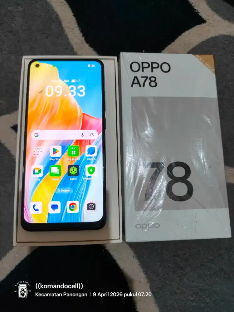 Oppo a78 ram8/256gb