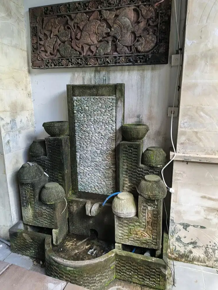 Air Mancur Taman Besar Minimalis Bali – Tanpa Pompa