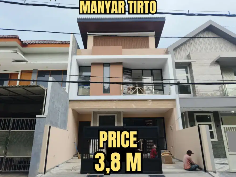 ‼️BARU GRESS NOL JALAN KEMBAR‼️RUMAH MANYAR TIRTO TOMPOTIKA SURABAYA TIMUR. DEKAT WISMA MUKTI SEKOLAH PETRA, MERR, KLAMPIS, KERTAJAYA, ITS, Dsb