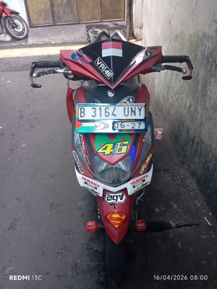 Jual motor Mio Z  tahun 2017 surat2 lngkp STNK BPKB ada mesin halus