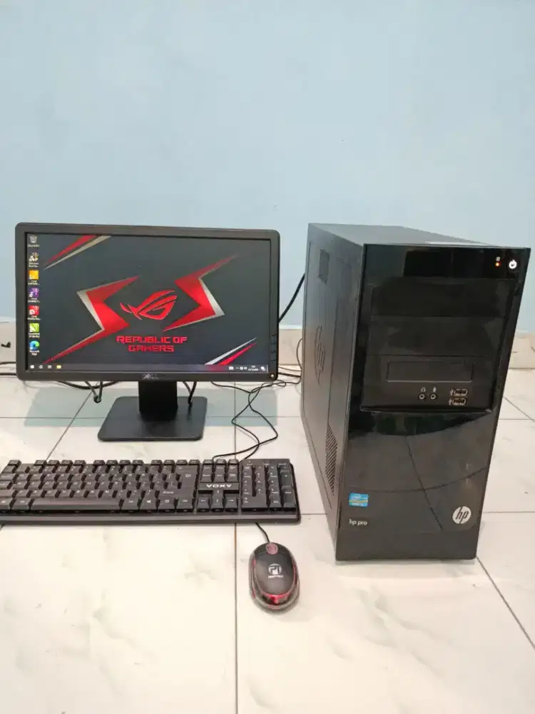 PC HP core i3 build up gaming editing