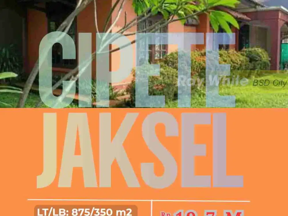 Rumah Bagus di CIPETE Jakarta Selatan