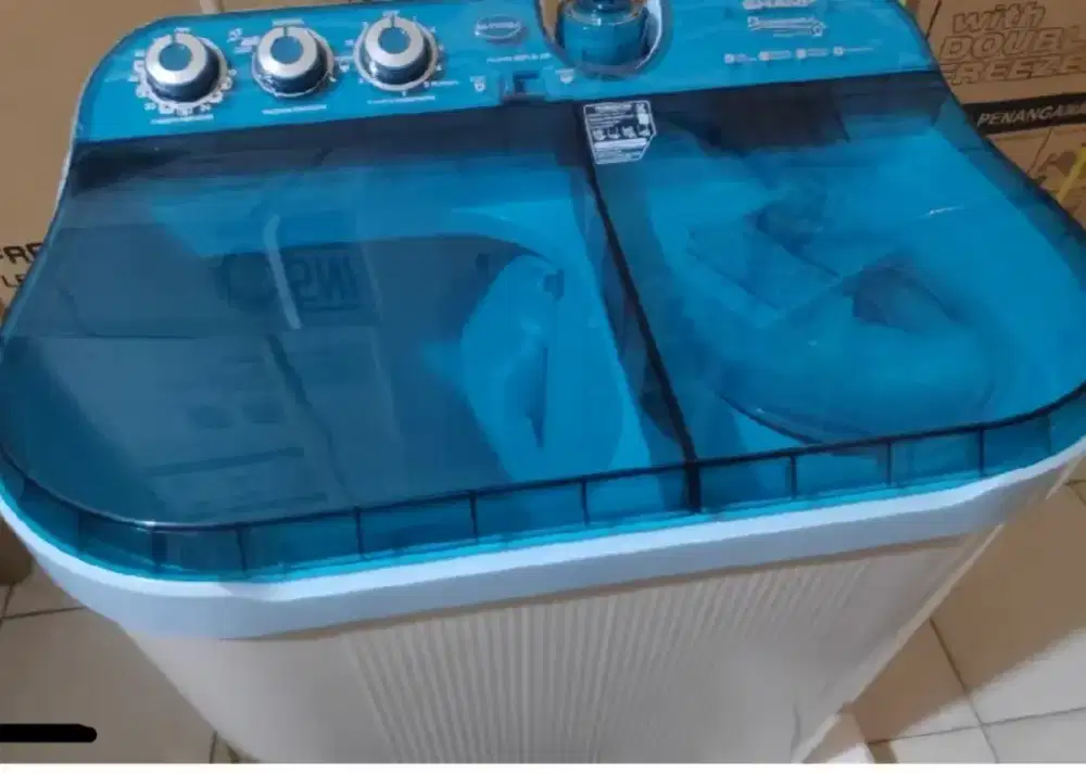 Mesincuci Sharp 12 kg siap pakai